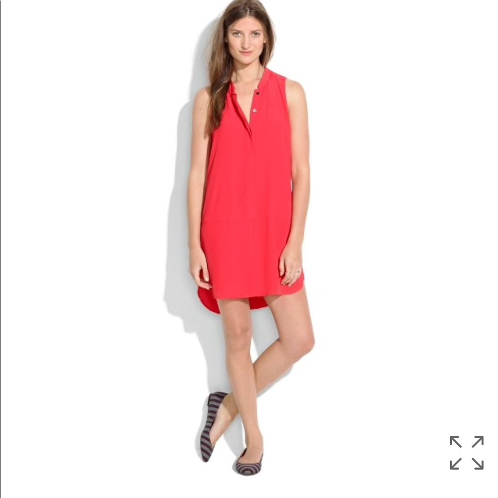Madewell sleeveless tunic dress